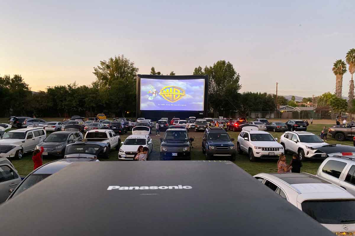 LED Screen Rental in Garland - TX underway as technicians position a large event display before guests arrive